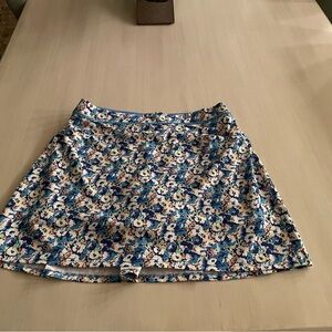Ralph Lauren Blue and White Golf Skort
